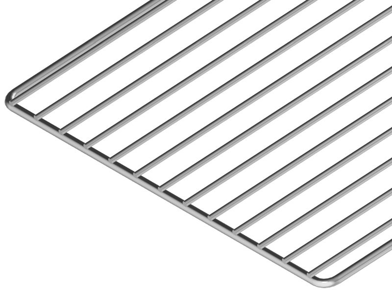 Stainless wire shelving