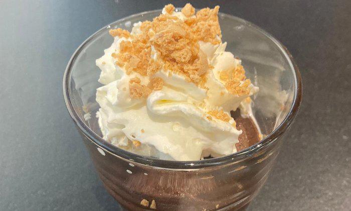 COMBIONLINE - Fondant au chocolat in a glass