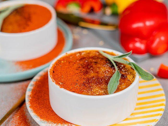 COMBIONLINE - Roasted bell peppers crème brûlée