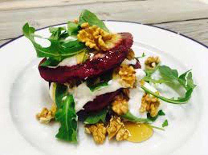 COMBIONLINE - Beetroot and goat cheese pancakes