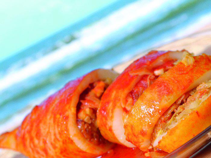 COMBIONLINE - Sausage-stuffed squid